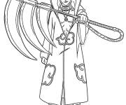 Coloriage Akatsuki et arme