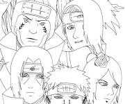 Coloriage Anime Akatsuki