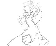 Coloriage et dessins gratuit Deidara à imprimer