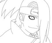 Coloriage Deidara de Akatsuki