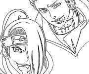 Coloriage Deidara et Hidan cool