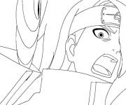 Coloriage Deidara et Tobi en action