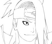 Coloriage Deidara tout confiante