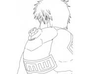 Coloriage et dessins gratuit Gara de Akatsuki à imprimer