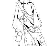 Coloriage H&eacute;ros Akatsuki