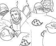 Coloriage Hidan et Kakuzu