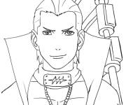 Coloriage Hidan souriant
