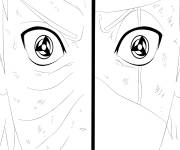 Coloriage kamui Akatsuki