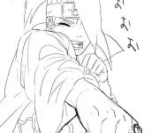 Coloriage La puissance de Deidara