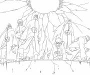 Coloriage Les membres de Akatsuki imprimable