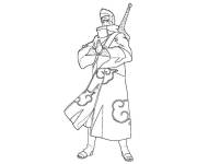 Coloriage et dessins gratuit Manga Akatsuki à imprimer