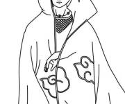 Coloriage Manga Itachi de Akatsuki