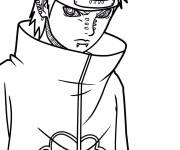 Coloriage Nagato de Akatsuki en col&egrave;re