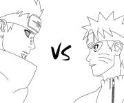 Coloriage Naruto Vs la douleur