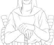 Coloriage Orochimaru de Akatsuki