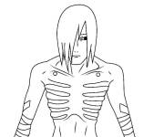 Coloriage et dessins gratuit Personnage Akatsuki facile à imprimer