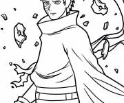 Coloriage Personnage Uchiwa Obito de Akatsuki