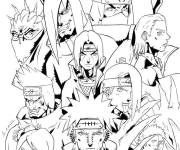 Coloriage Personnages Akatsuki