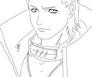 Coloriage Portrait katsuki Hidan