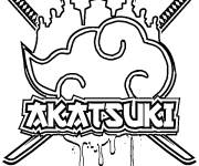 Coloriage et dessins gratuit Poster Akatsuki à imprimer
