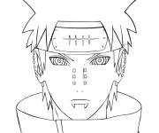 Coloriage Profil Douleur de Akatsuki