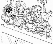 Coloriage et dessins gratuit La famille d'Alf à imprimer