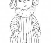 Coloriage Le petit Andy Pandy