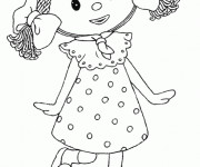 Coloriage et dessins gratuit Looby Loo: Andy Pandy à imprimer