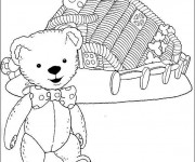 Coloriage et dessins gratuit Teddy Andy Pandy à imprimer