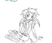 Coloriage Cabriria de Angels Friends