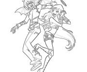 Coloriage Dolce amoureuse avec Sulfus Angels Friends