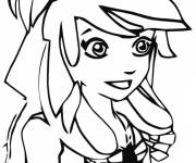Coloriage Dolce de Angels Friends pour fille