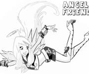 Coloriage Dolce en affiche de Angels Friends