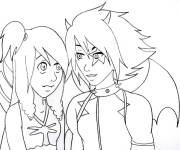 Coloriage Les amoureux Ruf et Sulfus
