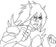 Coloriage Sulfus en col&egrave;re de Angels Friends
