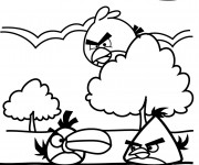 Coloriage Angry Birds cach&eacute;s