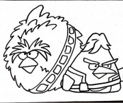 Coloriage Angry Birds Chuck
