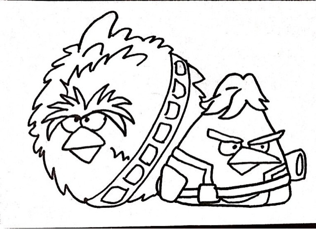 Coloriage et dessins gratuits Angry Birds Chuck à imprimer