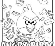 Coloriage Angry birds Go