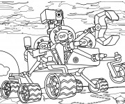 Coloriage Angry Birds Transformers magique