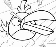 Coloriage Hal d'Angry Birds en attaque