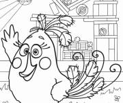 Coloriage Matilda Angry Birds