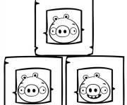 Coloriage Pepa dans boxes