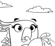 Coloriage Stella angry birds