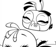 Coloriage Stella et Dahlia Angry Birds