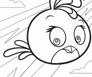 Coloriage Stella mignonne Angry Birds