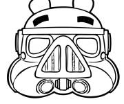 Coloriage Storm trooper angry birds Star wars