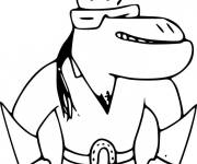 Coloriage Le chevalier l'ami d'Ariol