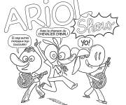 Coloriage Le show d'Ariel et ses amis