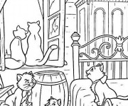 Coloriage Aristochats à colorier